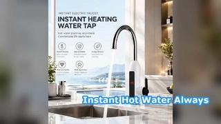 Keran Air Panas Instan Keran Stainless Steel
