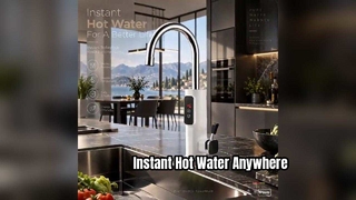 Keran Air Panas Instan untuk Rumah Modern Keran dapur dan kamar mandi Keran aluminium cor