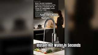 Pemanas Stainless Steel Tanpa Tangki Keran Air Panas Instan