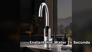 Keran Air Panas Instan Keran Dapur Pemanas Cepat